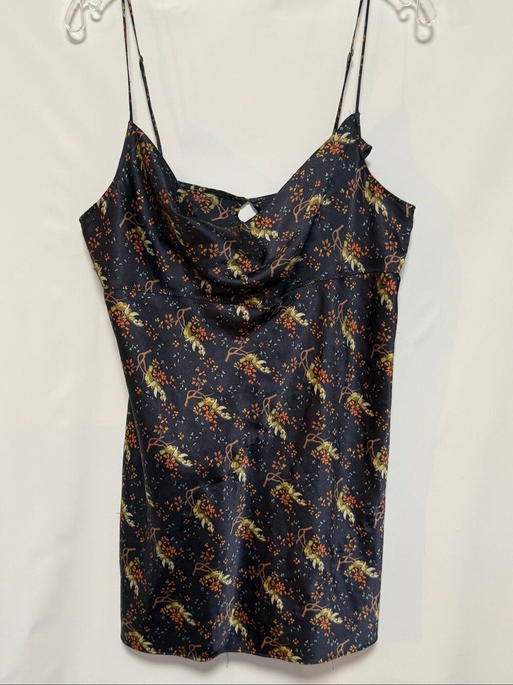 Victoria’s Secret navy blue satin chemise pajama size large